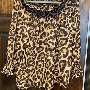 Polyester shell blouse